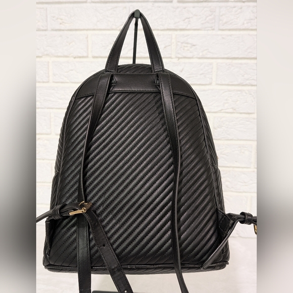 Rare Limited Edition Michael Kors Abbey Black Rainbow Pride Backpack W/Dust Bag - Picture 7 of 16